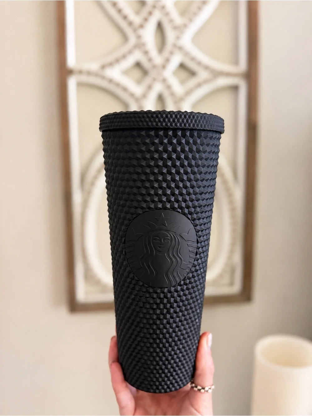 Starbucks Matte Black Studded Tumbler